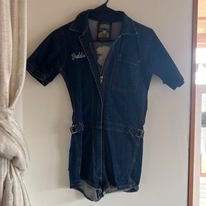 Sugarhigh Lovestoned Mercury Rising Coveralls Denim romper